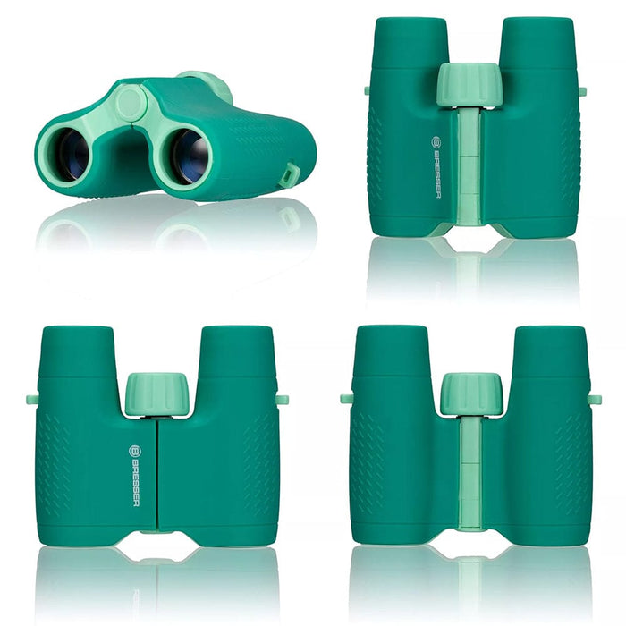 Children's 6x Magnification Green Binoculars