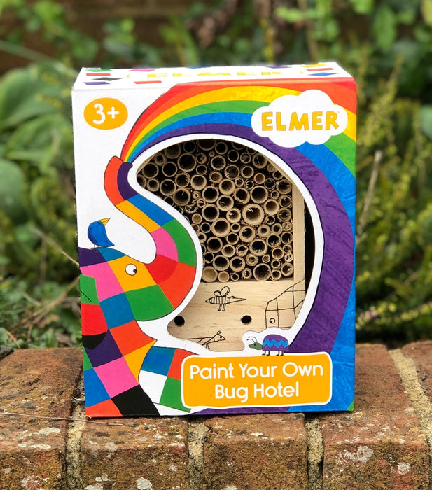 Elmer the Elephant Paint Your Own Bug Hotel