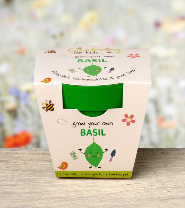 Basil Growing Kit with Pot
