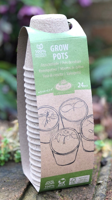 Biodegradable and Compostable Cardboard Plant Pots 6cm