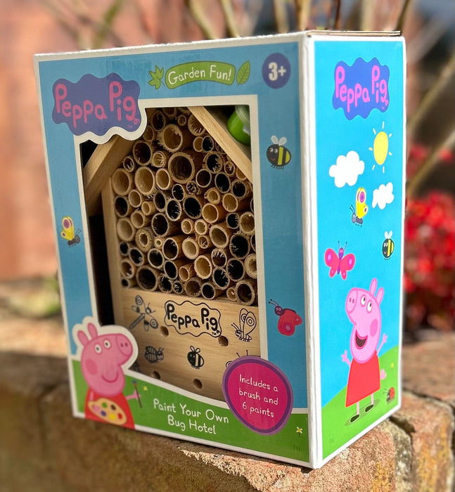 Peppa Pig Paint Your Own Wooden Bug Hotel