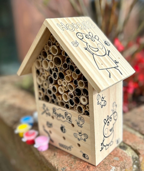 Peppa Pig Paint Your Own Wooden Bug Hotel