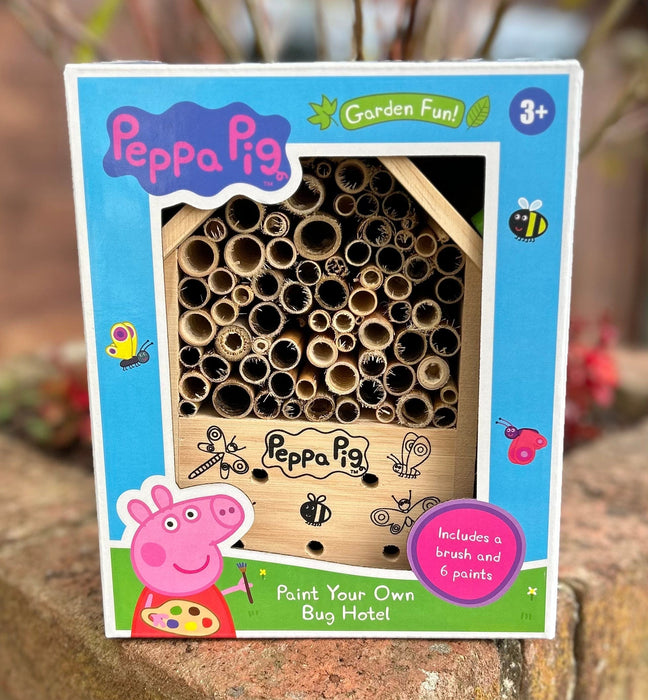 Peppa Pig Paint Your Own Wooden Bug Hotel