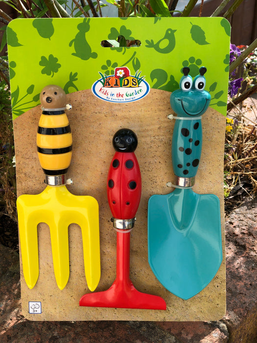 Children's Garden Hand Tool Set Insects