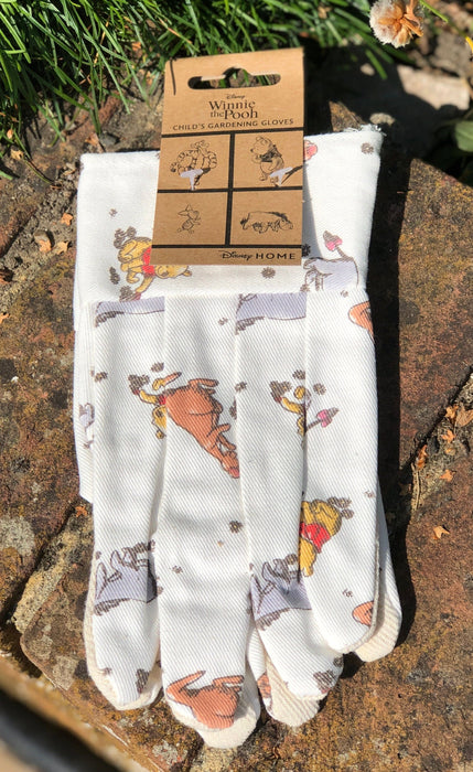 Children's Winnie the Pooh Character Cotton Gardening Gloves