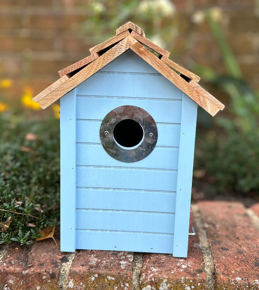 CJ Wildlife Beach Hut Nest Box - Blue