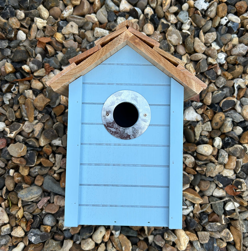 CJ Wildlife Beach Hut Nest Box - Blue