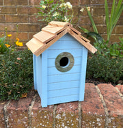 CJ Wildlife Beach Hut Nest Box - Blue