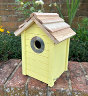CJ Wildlife Beach Hut Nest Box - Yellow