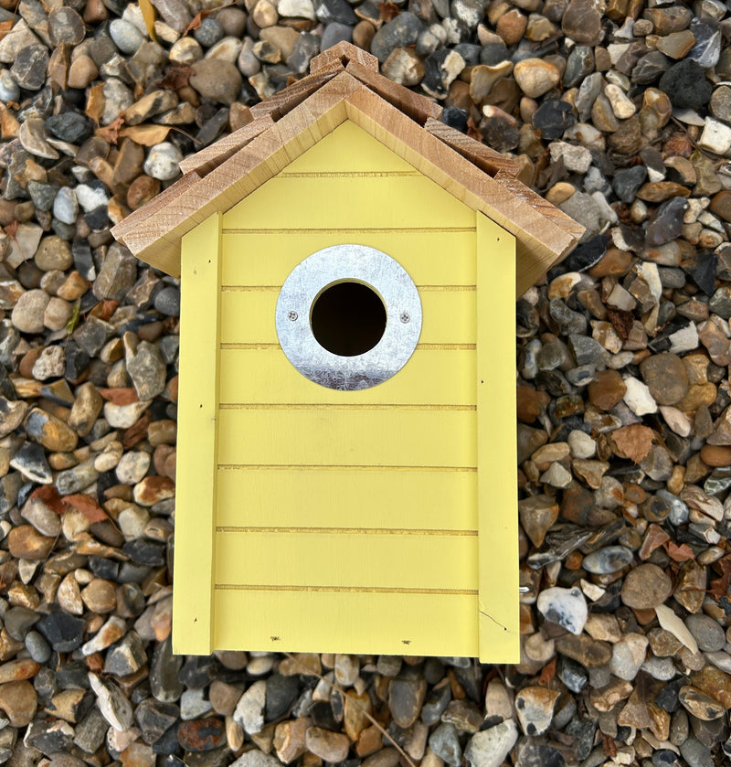 CJ Wildlife Beach Hut Nest Box - Yellow
