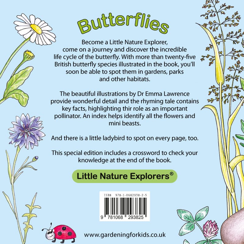 Gardening for Kids Butterflies - Children's Rhyming Educational Nature Book