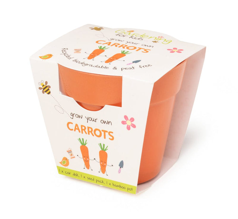 Gardening for Kids Carrot Growing Kit with Pot
