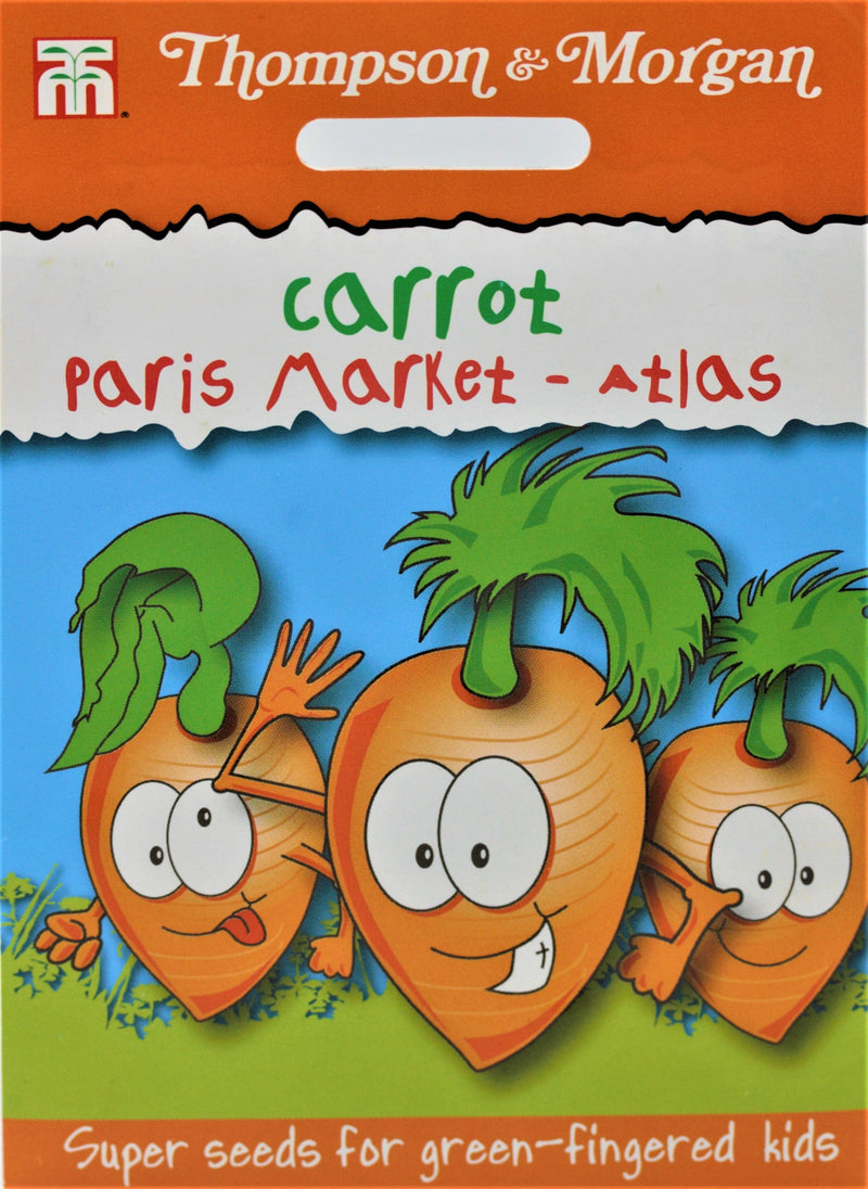 Gardening for Kids Carrot Paris Market-Atlas Seeds