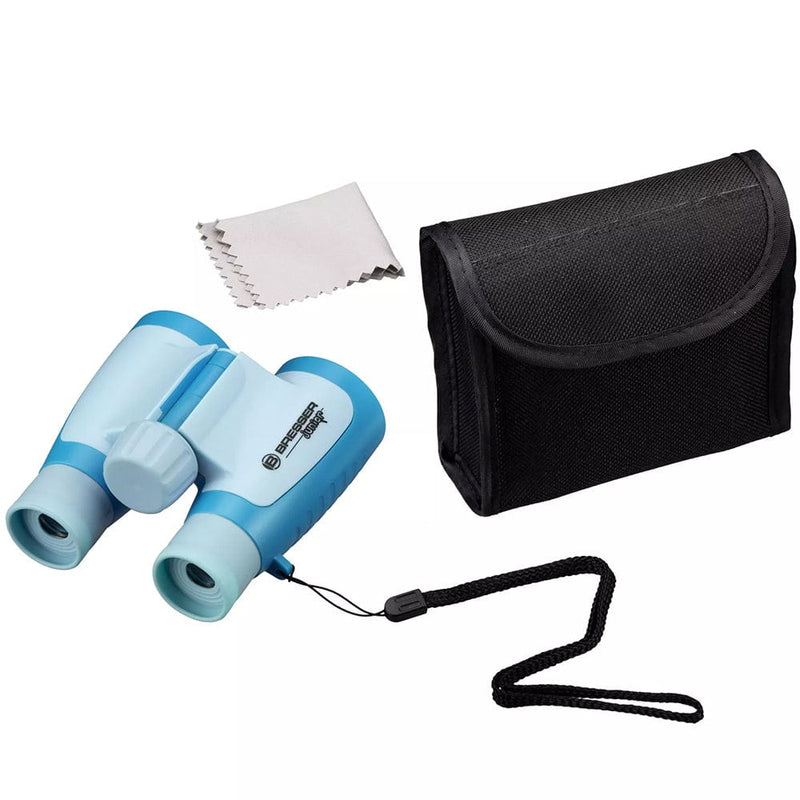 Bresser Children's 3x Magnification Blue Binoculars