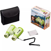Bresser Children's 3x Magnification Green Binoculars