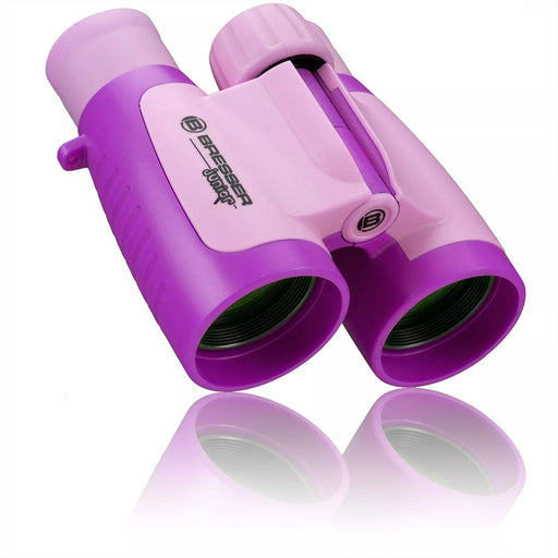 Bresser Children's 3x Magnification Pink and Purple Binoculars