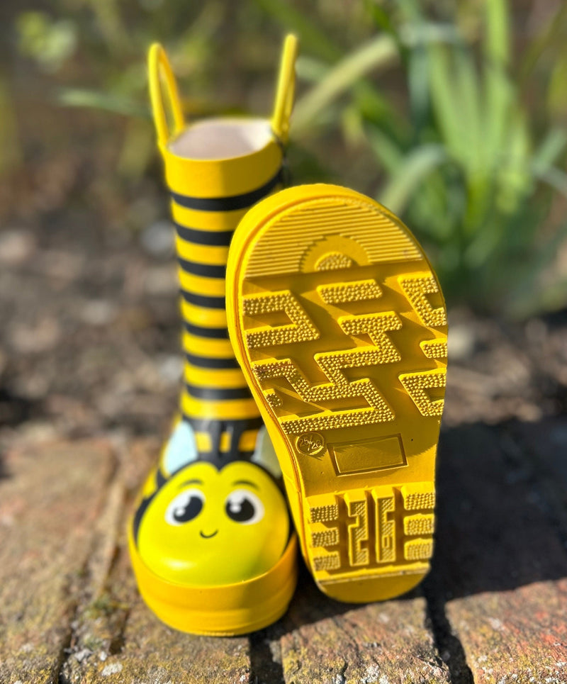 Fallen Fruits Children's Bee Character Wellies