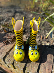 Fallen Fruits Children's Bee Character Wellies