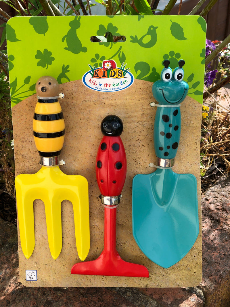 Fallen Fruits Children's Garden Hand Tool Set Insects
