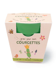 Gardening for Kids Children's Grow Your Own Courgettes Growing Kit with Pot
