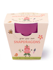 Gardening for Kids Children's Grow Your Own Snapdragons Growing Kit with Pot