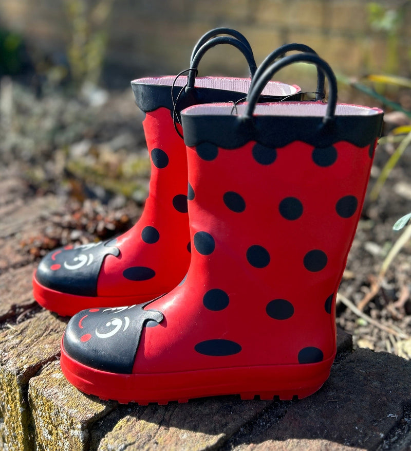 Fallen Fruits Children's Ladybird Character Wellies