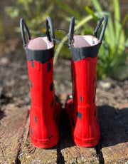Fallen Fruits Children's Ladybird Character Wellies