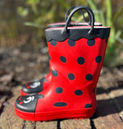 Fallen Fruits Children's Ladybird Character Wellies