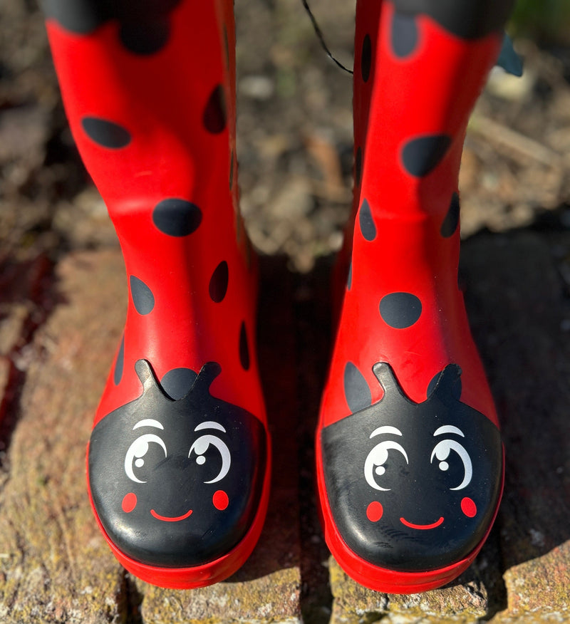 Fallen Fruits Children's Ladybird Character Wellies
