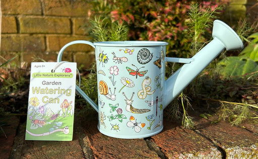 Gardening for Kids Children's Little Nature Explorers Small Metal Watering Can