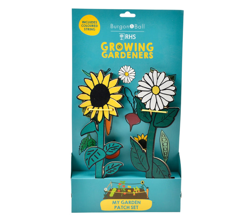 Burgon and Ball Children's 'My Flower Garden Patch' Garden Marker Set