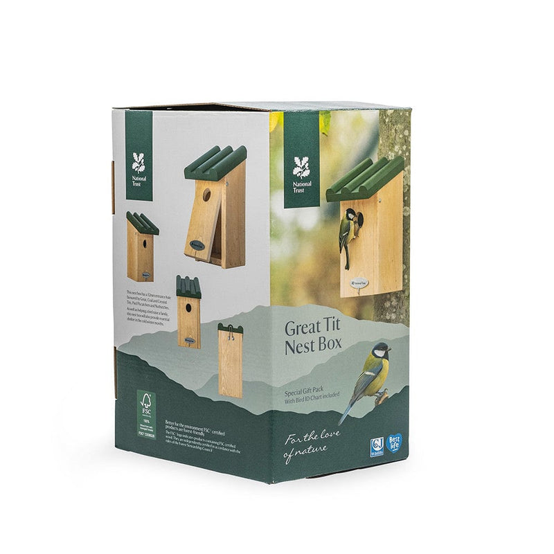 CJ Wildlife Children's National Trust Bird Nesting Box Gift Set