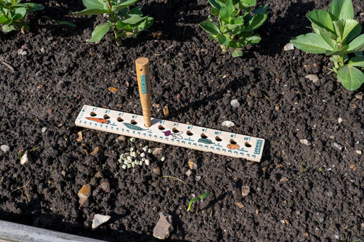 Burgon and Ball Children's Planting Ruler and Dibber Set