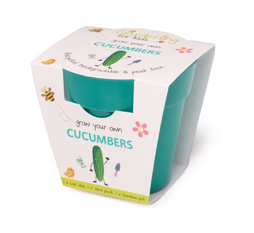 Gardening for Kids Cucumber Growing Kit with Pot