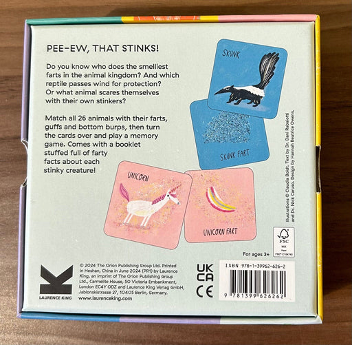 Bookspeed Did You Fart? Card Matching and Memory Game