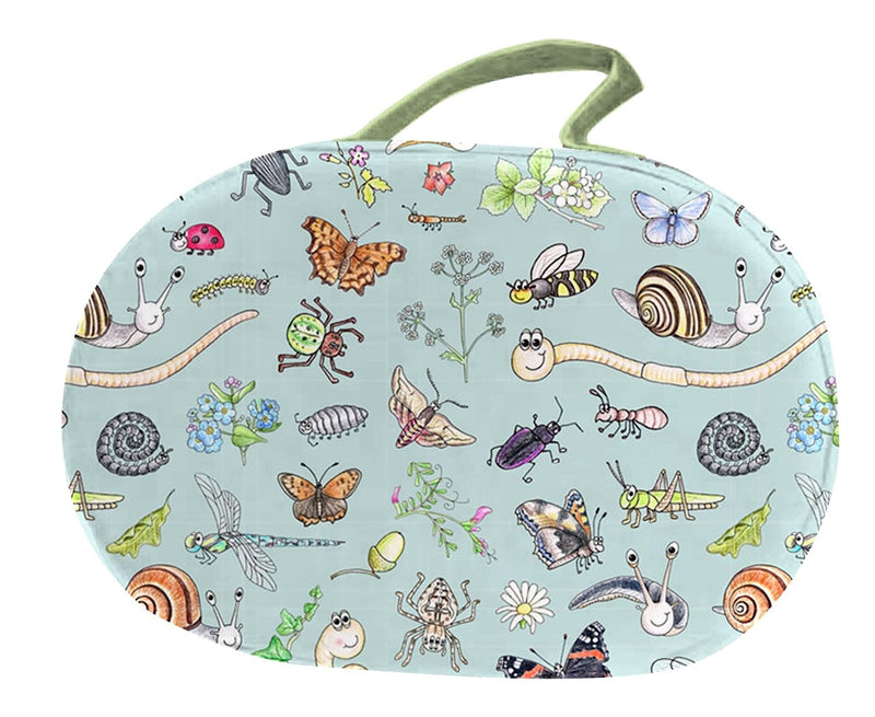 Gardening for Kids Green Little Nature Explorers Children's Garden Kneeler, Picnic Cushion, Seat Pad