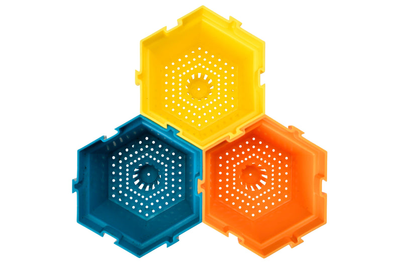 Burgon and Ball Link-A-Pots Plant Pots - Set of 3