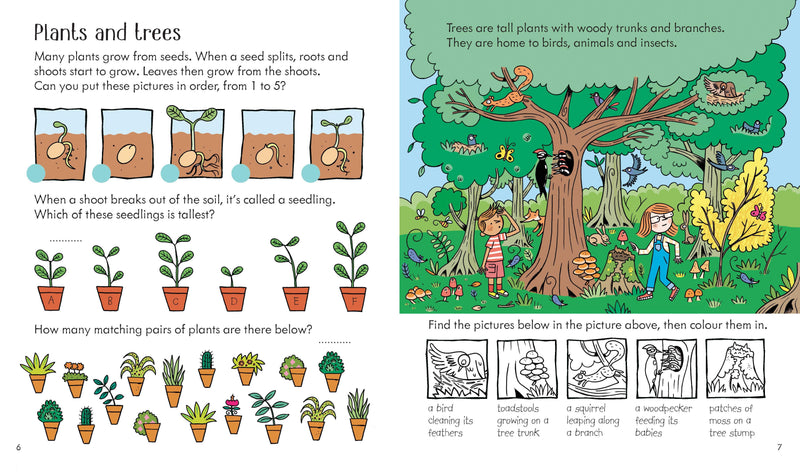 Gardening for Kids Little Children's Nature Activity Book