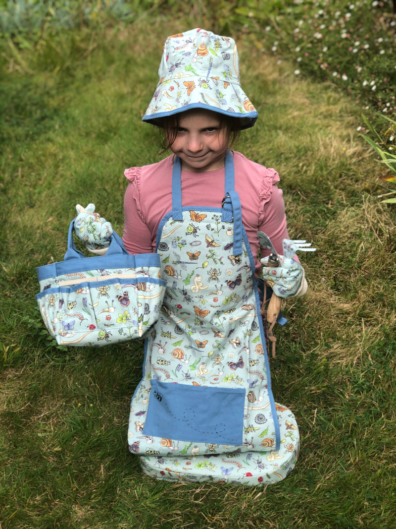 Gardening for Kids Little Nature Explorers Child's Cotton Sun Hat