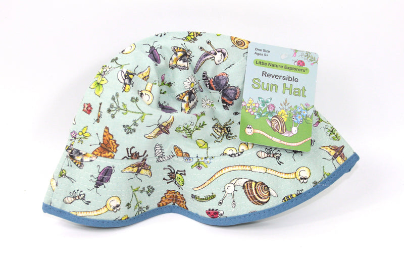 Gardening for Kids Little Nature Explorers Child's Cotton Sun Hat
