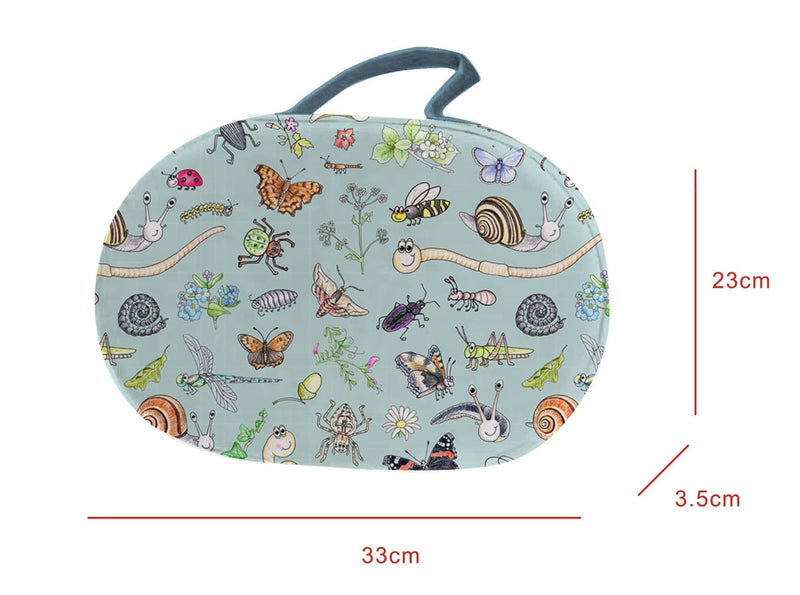 Gardening for Kids Little Nature Explorers Children's  Blue Garden Apron, Gloves, Sunhat and Kneeler Gift Set
