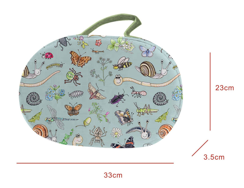Gardening for Kids Little Nature Explorers Children's Green Garden Apron, Gloves, Sunhat and Kneeler Gift Set