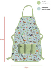 Gardening for Kids Little Nature Explorers Children's Green Garden Apron, Gloves, Sunhat and Kneeler Gift Set