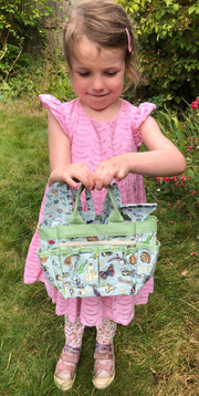 Gardening for Kids Little Nature Explorers Children's Green  Garden Tool Bag and Hand Tools Gift Set