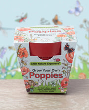 Gardening for Kids Little Nature Explorers Children's Grow Your Own Poppies Kit