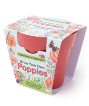 Gardening for Kids Little Nature Explorers Children's Grow Your Own Poppies Kit