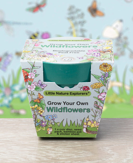 Gardening for Kids Little Nature Explorers Grow Your Own Wildflower Children's Growing Kit