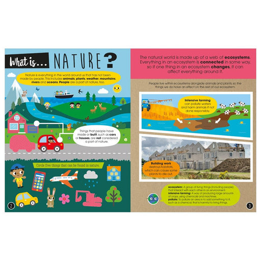House of Marbles Looking After Nature Children's Activity and Sticker Book