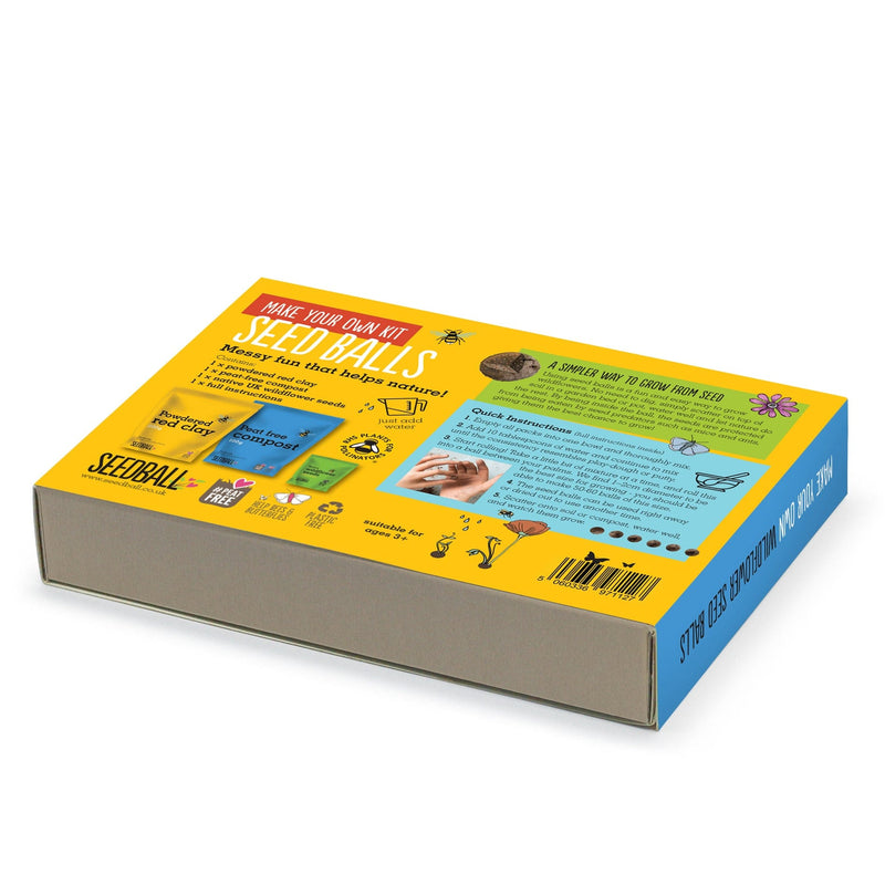 Seedball Make Your Own Seedballs Kit - Flowers for Bees