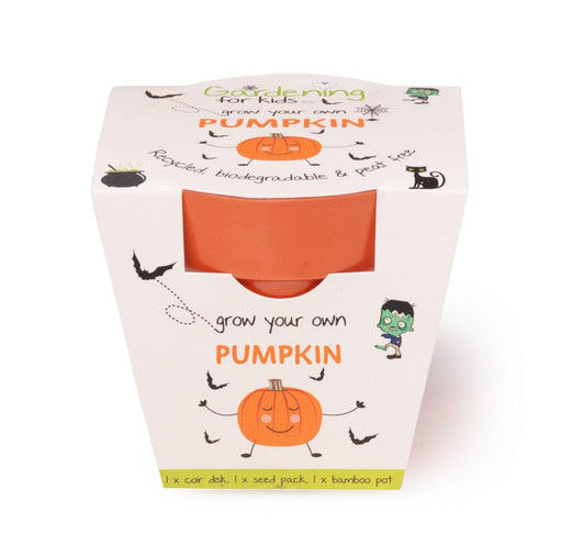 Gardening for Kids Orange Pumpkin Growing Kit with Pot